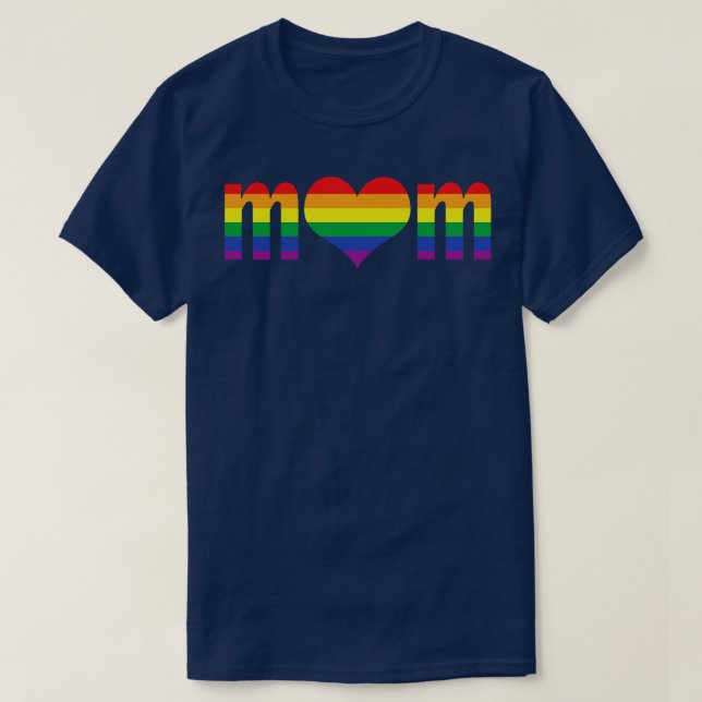 T-shirt Pride Maman Coeur (Design devant)
