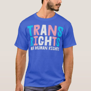 T-shirt Pride Mois Les droits trans sont des droits humain