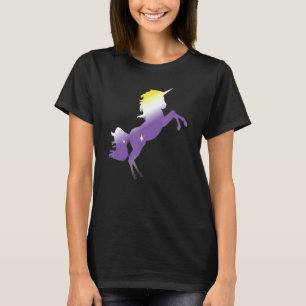 T-shirt Pride Mois Queer Non binaire Drapeau Unicorn Lgbt 