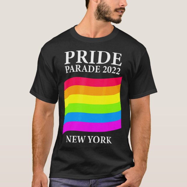 T-shirt Pride Parade 2022 New York City  (Devant)