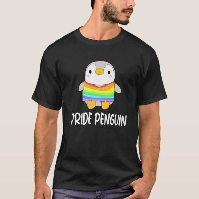 T-shirt Pride Penguin | LGBTIQ (Devant)