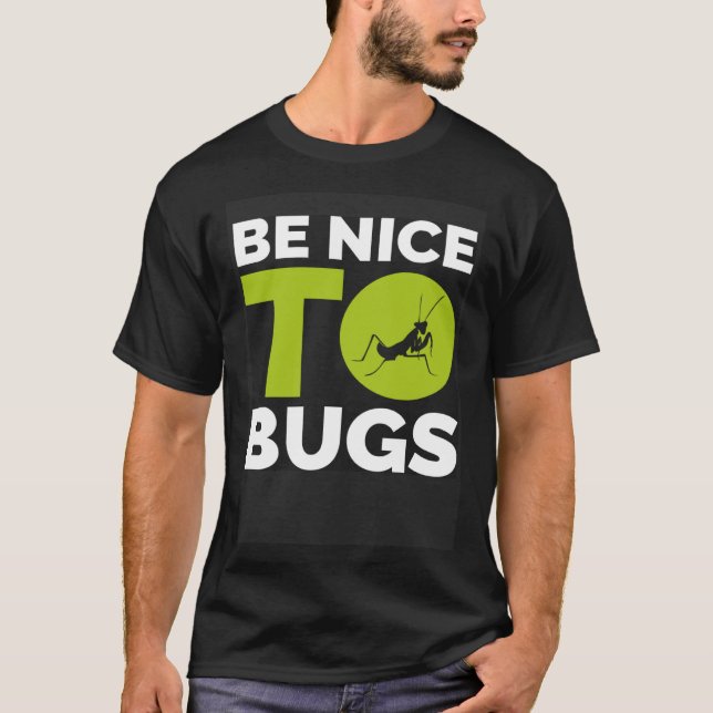 T-shirt Prier Mantis Bug Mantises Preying Insecs Insec (Devant)