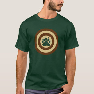 T-shirt Prière de l'ours Super Hero Bouclier Ours Paw