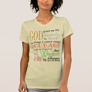 T-shirt Prière de sérénité
