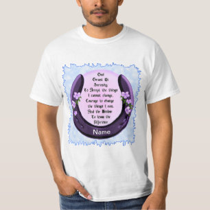 T-shirt prière de sérénité fer à cheval