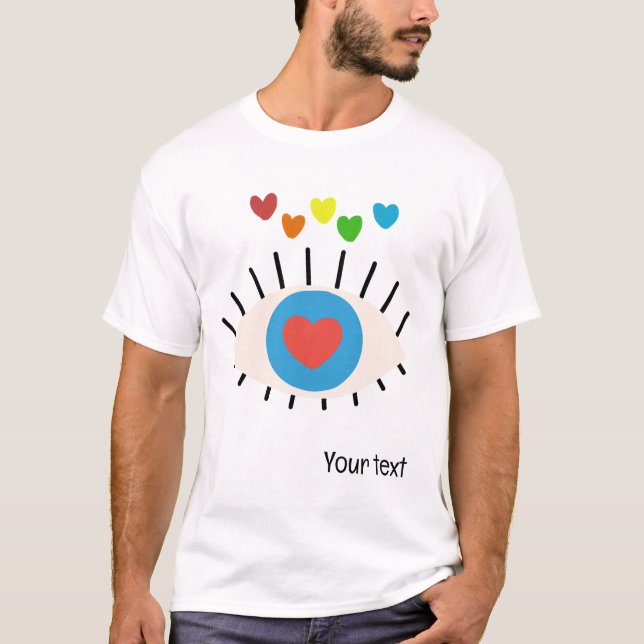 T-shirt Prière mois LGBT avec le thème arc-en-ciel Anniver (Devant)
