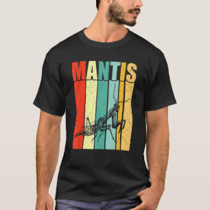 T-shirt Prière Rétro Mantis Insectes Bugs Aime Prier Homme
