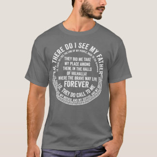 T-shirt Prière Viking, Lo, Je Vois Mon Père
