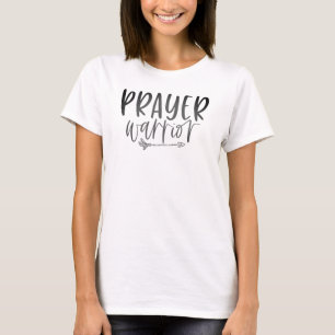 T-shirt PRIÈRE WARRIOR Citation chrétienne inspirationnell