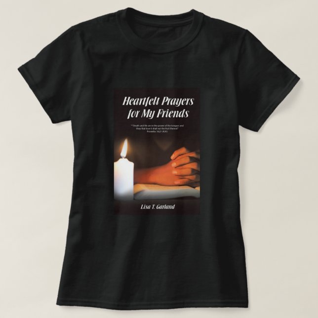 T-shirt Prières de coeur (Design devant)