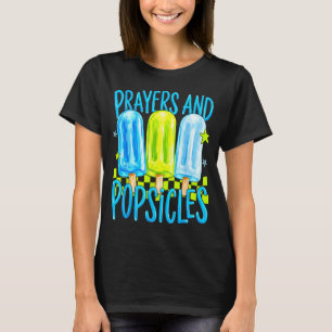 T-shirt Prières et sucettes glacées mignons enfants chréti