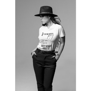 T-shirt Priez et ne vous inquiétez pas la foi chrétienne I