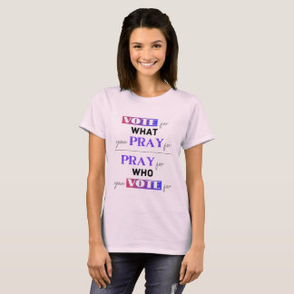T-shirt Priez et votez