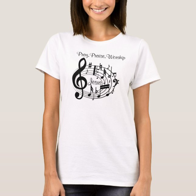 T-shirt Priez, Louanges, Culte_ (Devant)