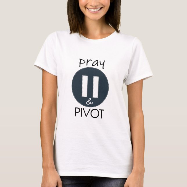 T-shirt Priez Pause PIVOT (Devant)