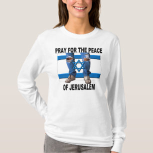 T-shirt Priez pour la paix de Jérusalem