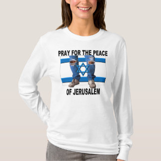 T-shirt Priez pour la paix de Jérusalem