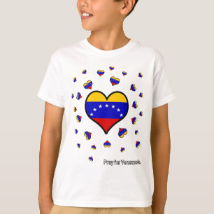 T-shirt Priez pour l'appui Venezuela d'aide du Venezuela