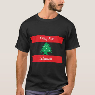 T-shirt Priez Pour Le Liban Écouteur Carré Sticker