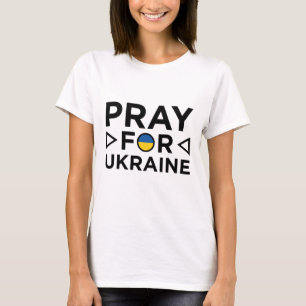 T-shirt Priez Pour L'Ukraine