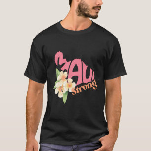 T-shirt Priez Pour Maui Hawaii Forte J'Aime Coeur Lahaina