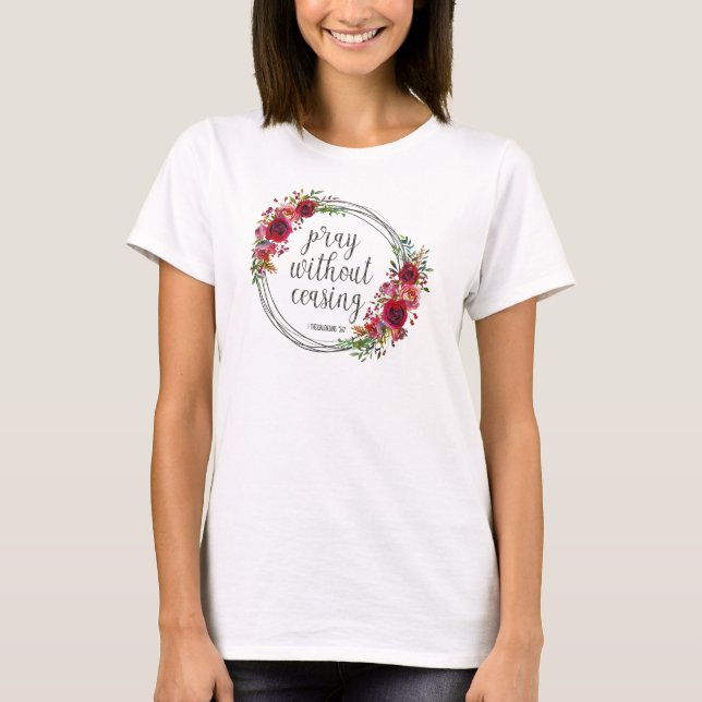 T-shirt Priez sans cesser (Devant)