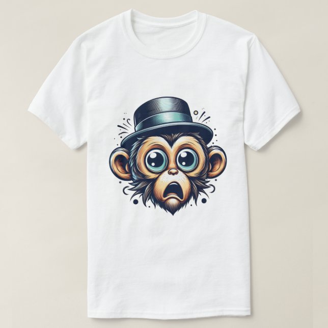 T-shirt Primate Panic Hat Shirt (Design devant)
