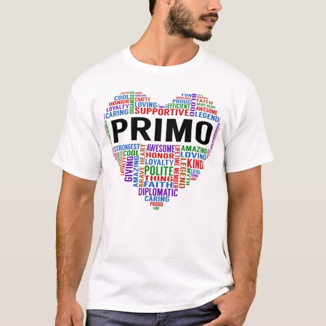 T-shirt PRIMO Legend Heart (Devant)