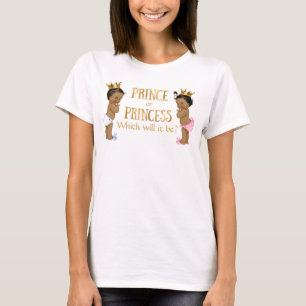 T-shirt Prince ethnique princesse Gender Reveal