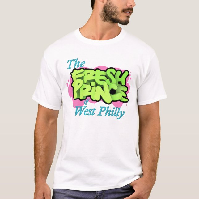 T-shirt Prince frais de Philly occidental (Devant)