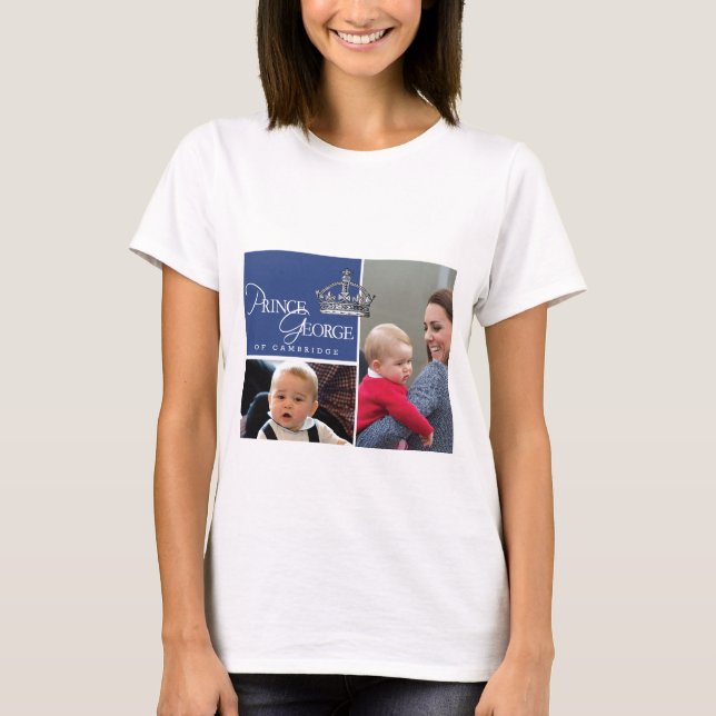 T-shirt Prince George - William et Kate (Devant)