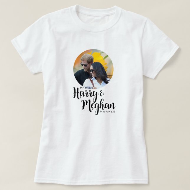 T-shirt Prince Harry & Meghan Markle (Design devant)