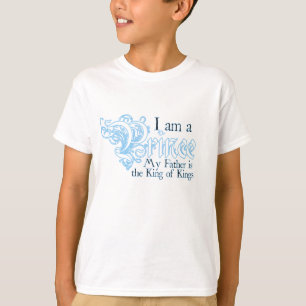 T-shirt Prince King de pièce en t de sonnerie de garçons