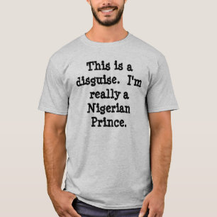 T-shirt Prince nigérien Costume