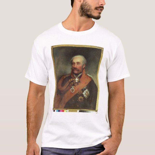 T-shirt Prince Von Blucher c.1816 de maréchal de champ (Devant)
