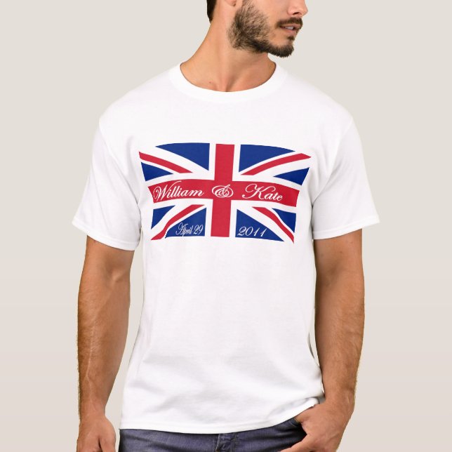 T-shirt Prince William et Kate (Devant)