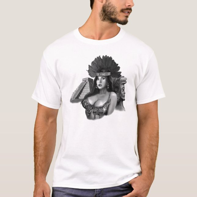 T-SHIRT PRINCES AZTÈQUES KINGDOM (Devant)