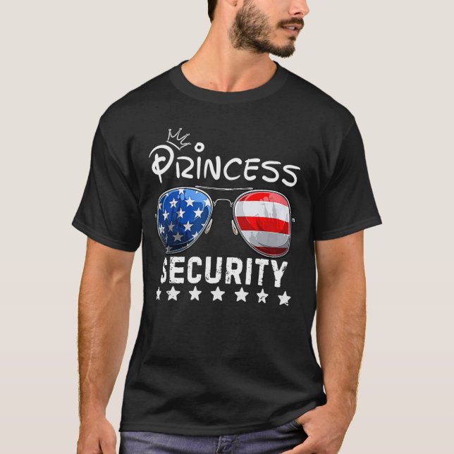 T-shirt Princess Security Castle Family Matching Birthdayo (Devant)