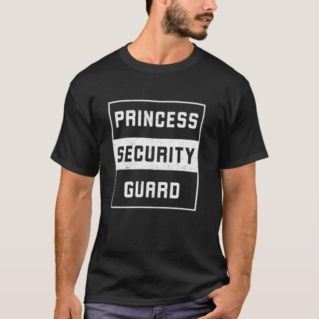 T-shirt Princess Security Guard Drôle Dernière minute Hall (Devant)