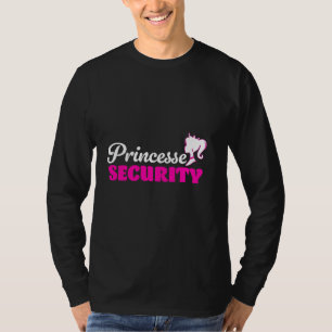 T-shirt Princess Security Team Papa Maman fête d'anniversa
