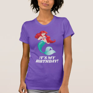 T-shirt Princesse Ariel C'est mon anniversaire