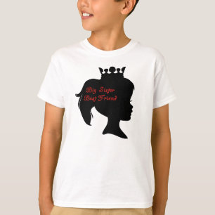 T-shirt Princesse Big Soeur Meilleur Ami