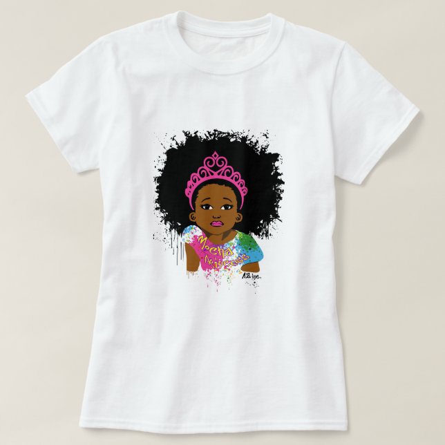 T-shirt Princesse Children Shirt de moka (Design devant)