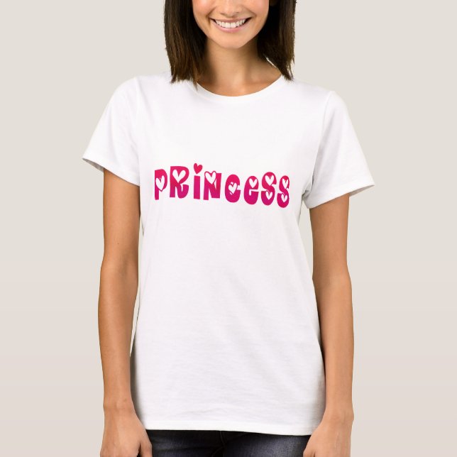 T-shirt Princesse de coeur (Devant)