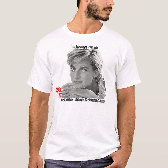 T-shirt Princesse de Diana et bébé royal (Devant)