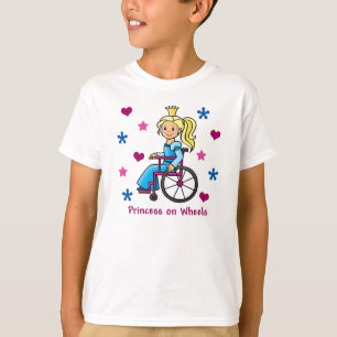T-shirt Princesse de fauteuil roulant