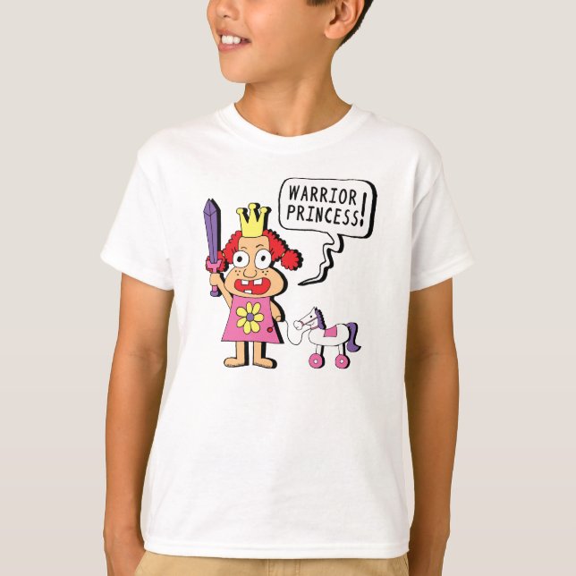 T-shirt Princesse de guerrier (Devant)