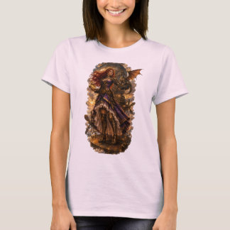 T-shirt Princesse de la Tour de l'Horloge et Dragon Mécani