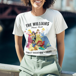 T-shirt Princesse Disney Vacances en famille
