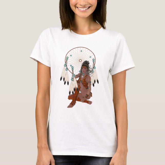 T-shirt Princesse et Chemise du cheval amérindien (Devant)